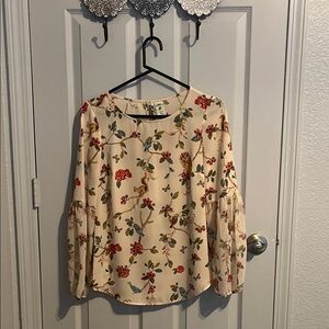 Disney Cream Floral Blouse